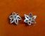 Picture of 10 mm, bead caps, jasmine, JBB findings, silver-plated pewter, 2 pieces