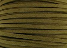 Picture of 3x1,2 mm, Ultra suede synthetic lace, olive green, 5 meters