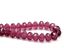 Image de 6x9 mm, perles à facettes tchèques rondelles, violet améthyste, transparent