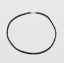 Image de Collier de cordon en cuir, brun, 3 mm, fermoir mousqueton en argent sterling