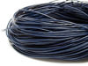 Picture of Leather cord, 1.5 mm, midnight blue, 2.5 m