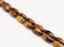 Picture of 12x6 mm, rice, gemstone beads, tiger eye, golden-brown, natural