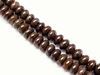 Image de 5x8 mm, perles rondelles, pierres gemmes, bronzite, naturelle