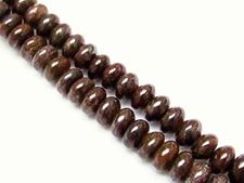 Picture of 5x8 mm, rondelle, gemstone beads, bronzite, natural