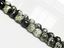 Image de 8x8 mm, perles rondes, pierres gemmes, jaspe zébré, vert