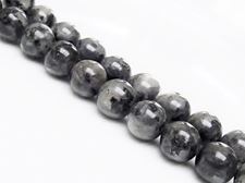 Picture of 12x12 mm, round, gemstone beads, Larvikite, natural