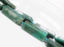 Image de 26x10x7 mm, perles cuboïdes irrégulières, pierres gemmes, amazonite russe, naturelle, un brin