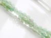 Image de 6x6 mm, perles rondes, pierres gemmes, aventurine, verte, naturelle, dépolie