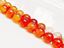 Picture of 8x8 mm, round, gemstone beads, carnelian, natural