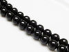 Afbeeldingen van 10x10 mm, rond, edelsteen kralen, onyx, zwart, A-klasse