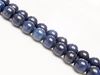 Picture of 8x8 mm, round, gemstone beads, lapis lazuli, A+-grade