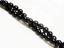 Image de 6x6 mm, perles rondes, pierres gemmes, spinelle noir, naturel