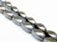 Picture of 12x6 mm, twisted oval, gemstone beads, hematite