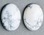 Image de 13x18 mm, ovale, cabochons de pierres gemmes, howlite, blanche, naturelle