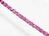Picture of 3x3 mm, Czech faceted round beads, amethyst black, translucent
