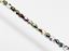 Picture of 3x3 mm, Czech faceted round beads, crystal, transparent, half tone 'vitrail' mirror
