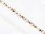 Picture of 3x3 mm, Czech faceted round beads, transparent, smoke grey luster, half tone mirror