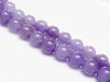 Picture of 10x10 mm, round, gemstone beads, Malaysian jade, rich lavender blue