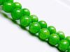 Picture of 10x10 mm, round, gemstone beads, Mashan jade, grass green