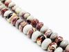 Image de 5x8 mm, perles rondelles, pierres gemmes, jaspe grain de café, naturel
