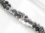 Picture of 6x6 mm, round, gemstone beads, spiderweb jasper, natural, frosted
