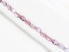 Afbeeldingen van 5x3 mm, Pinch tolletjes, Tsjechische glaskralen, licht amethist paars, transparent, AB