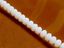 Image de 3x5 mm, perles à facettes tchèques rondelles, blanc albâtre, translucide