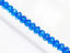 Picture of 3x5 mm, Czech faceted rondelle beads, sapphire blue, transparent