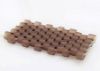 Afbeeldingen van Cilinder kralen, maat 11/0, Delica, doorschijnend, taupe bruin, mat, 7 gram