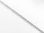 Afbeeldingen van Ketting voor hangertje, Italiaans sterling zilver, rolo schakel en veerring slotje, 40 cm