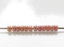Image de Perles de rocailles japonaises, rondes, taille 11/0, Toho, beige opaque, marbré rose