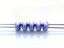 Image de 5x2.5 mm, perles SuperDuo, de verre tchèque, 2 trous, opaque, satin métallique, violet lavande