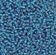 Picture of Japanese seed beads, round, size 15/0, Miyuki, silver-lined, turquoise or zircon blue