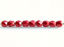 Afbeeldingen van 3x3 mm, Tsjechische ronde facetkralen, samba rood, ondoorzichtig, suede goud
