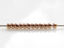 Picture of Japanese seed beads, round, size 11/0, Toho, galvanized, almond or very light brown, PermaFinish