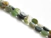 Afbeeldingen van 6x4 mm, platte ovale, edelsteen kralen, mosagaat, groen, natuurlijk
