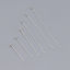 Picture of Head pins, 1.37 inches, 24 gauge, sterling silver, 2 pieces