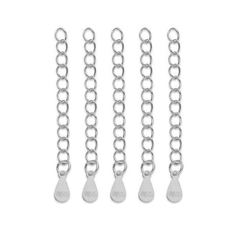 Image de Extension avec goutte, pour bijoux, longueur 3.8 cm, argent sterling
