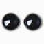 Afbeeldingen van 14x14 mm, ronde, edelsteen cabochons, onyx, zwart