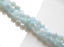 Image de 6x6 mm, perles rondes, pierres gemmes, aigue-marine, naturelle