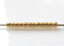 Picture of Cylinder beads, size 11/0, Treasure, galvanized, starlight, PermaFinish, 5 grams